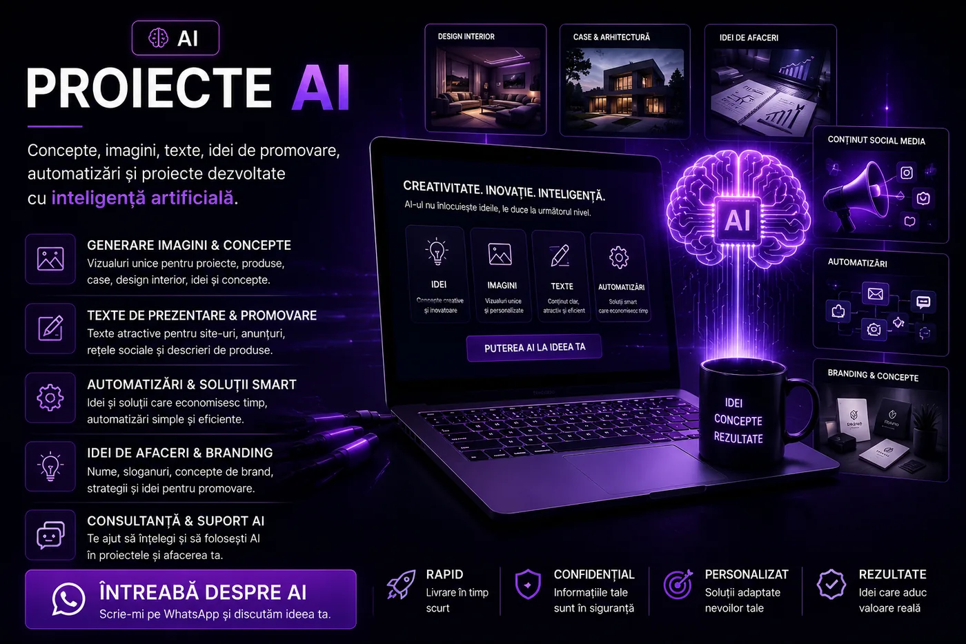 Proiecte cu inteligență artificială