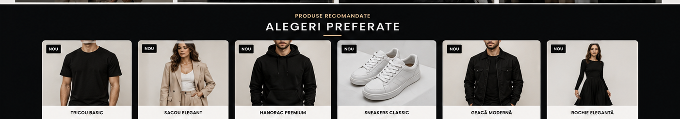 Produse fashion recomandate